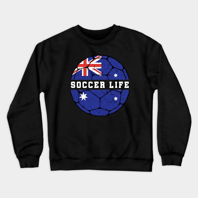 Australia Soccer Crewneck Sweatshirt by footballomatic